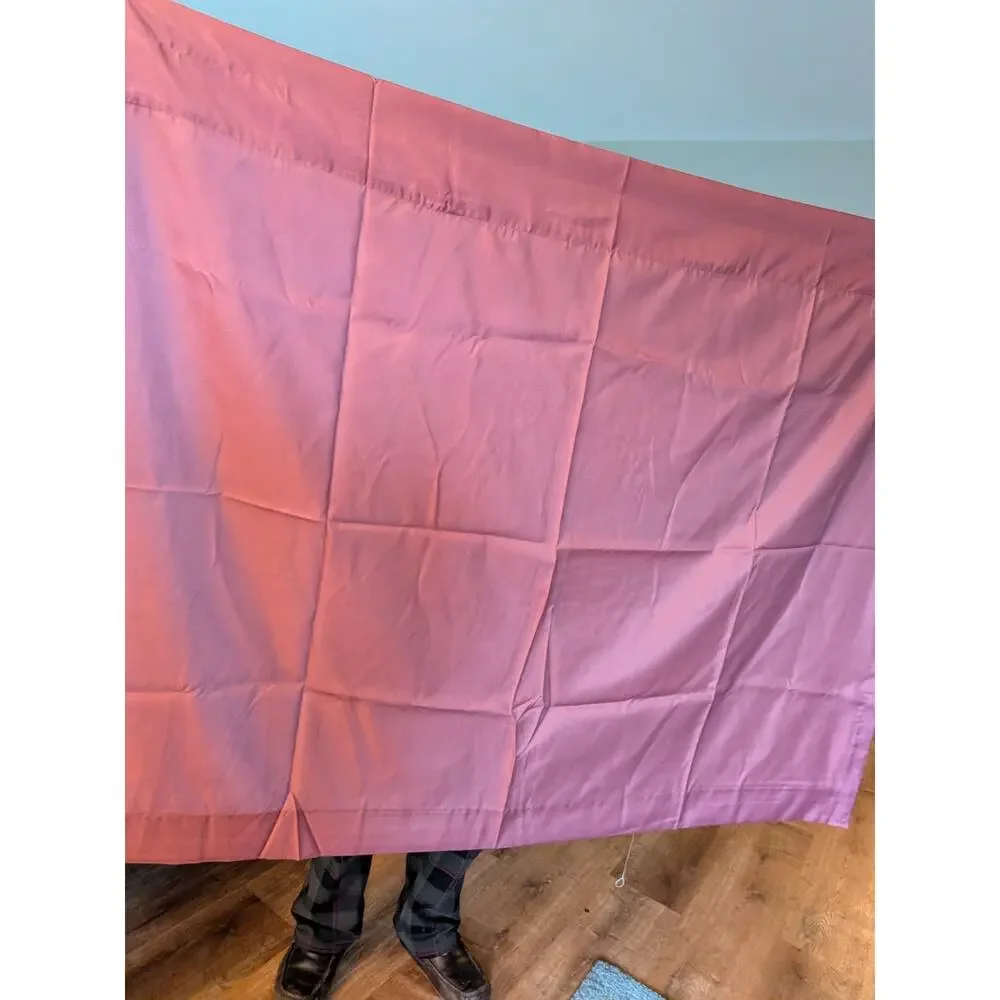 Handmade Burgundy Sheers 4 lined panels 50x 44 each